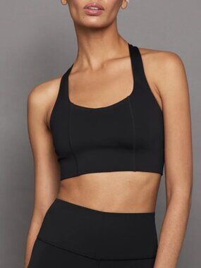 Carbon38 T Back Bra in Diamond Compession Workout Athletic Activewear Women's XL